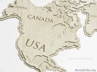 Мир на карте из дерева - Изображение #3, Объявление #1644361