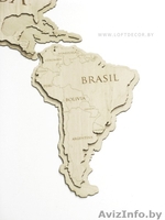 Мир на карте из дерева - Изображение #4, Объявление #1644361