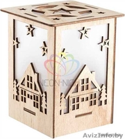 Деревянная фигурка с подсветкой Волшебный фонарик 13,8-11-11 - Изображение #1, Объявление #1642561