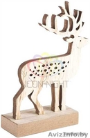 Деревянная фигурка с подсветкой Олень 14,5-5-19 см - Изображение #2, Объявление #1642555