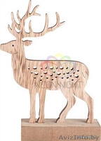 Деревянная фигурка с подсветкой Олень 14,5-5-19 см - Изображение #3, Объявление #1642555