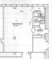 Помещение под услуги, торговлю, офис, в аренду, 62 м.кв. - Изображение #2, Объявление #1664027