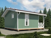 Каркасный дачный дом 6х6 м - Изображение #3, Объявление #1751212