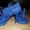 Туфли замшевые синие