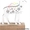 Деревянная фигурка с подсветкой Олененок 13-5-19,5 см - Изображение #1, Объявление #1642530