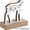 Деревянная фигурка с подсветкой Олененок 13-5-19,5 см - Изображение #2, Объявление #1642530