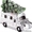 Керамическая фигурка Автобус с елкой 19-9-16 см - Изображение #1, Объявление #1642559