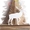 Деревянная фигурка с подсветкой Елочка с оленем 18-7-29 см #1642564