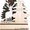 Деревянная фигурка с подсветкой Елочка с оленем 12-6-21,5 см - Изображение #1, Объявление #1642580