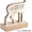 Деревянная фигурка с подсветкой Олень 14,5-5-19 см - Изображение #2, Объявление #1642555