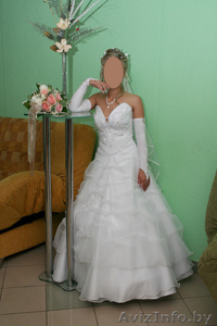 Продам свадебное платье р.44-48 170см 150 торг - Изображение #1, Объявление #7680