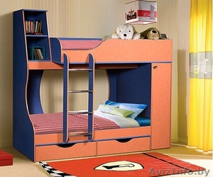 Продаю кровать двухъярусную (двухэтажную) детскую - Изображение #1, Объявление #71808