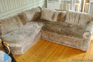 продаю угловой диван-кровать с нишей для белья .в хорошем состоянии. - Изображение #1, Объявление #89858