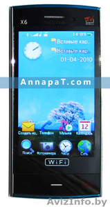 Купить Nokia X6 Wi-Fi в Минске – 105$ -доставка –гарантия - Изображение #1, Объявление #93281