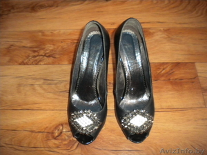 чёрные туфли с брошкой - Изображение #1, Объявление #143019