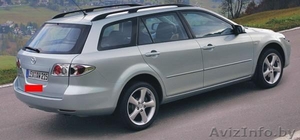  Mazda 6 крышка багажника с небольшим повреждением (серебрис)  - Изображение #1, Объявление #181309