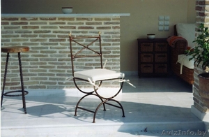 садовая мебель, Кованая мебель, мебель для сада, столы стулья,  шезлонг, тент - Изображение #6, Объявление #189300