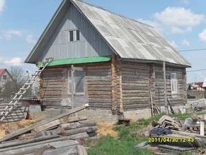 деревянный недостроенный дом с участком 20 соток - Изображение #1, Объявление #255014