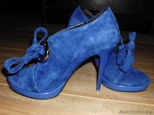 Туфли замшевые синие - Изображение #1, Объявление #285971