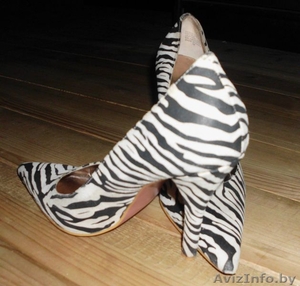 Туфли замшевые зебровые - Изображение #1, Объявление #285982