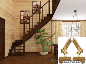 Недорогие готовые деревянные лестницы для дома, коттеджа, дачи. - Изображение #1, Объявление #285111
