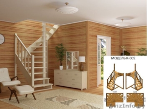 Недорогие готовые деревянные лестницы для дома, коттеджа, дачи. - Изображение #4, Объявление #285111