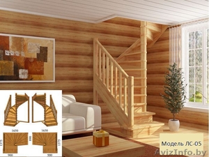 Недорогие готовые деревянные лестницы для дома, коттеджа, дачи. - Изображение #6, Объявление #285111