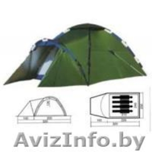 Палатка туристическая «Meran» с тамбуром, 2-х слойная. - Изображение #1, Объявление #354768