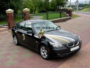 Аренда / прокат - BMW / БМВ 5 E60 (2008г.рестайл). Свадебный кортеж - Изображение #3, Объявление #359211