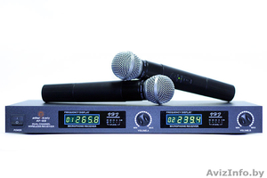 Радио микрофон Arthur Forty AF88 2 микрофона на базе новый гарантия - Изображение #1, Объявление #379132