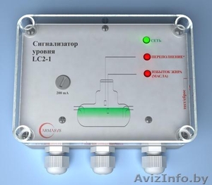 Сигнализатор уровня жира (масла) LC2-1 для жироотделителей с емкостным датчиком  - Изображение #1, Объявление #369675