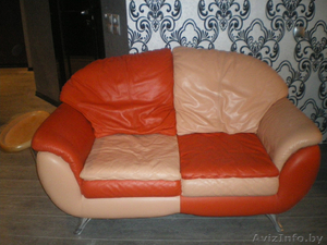 Кожаный диван в хорошем состоянии - Изображение #3, Объявление #453448