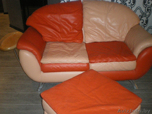 Кожаный диван в хорошем состоянии - Изображение #4, Объявление #453448