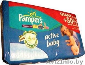 Купить подгузники (памперсы) Pampers Active Baby - Изображение #1, Объявление #472998