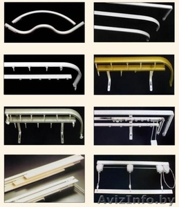 Карнизы алюминиевые Римская штора, Японская штора - Изображение #2, Объявление #546636