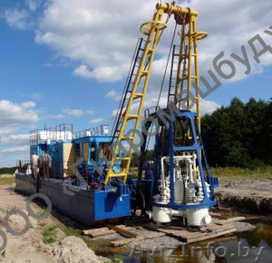 Земснаряд по добыче сапропеля