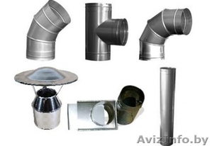 Вентиляционные системы из нержавеющей стали, зонтики, вытяжки