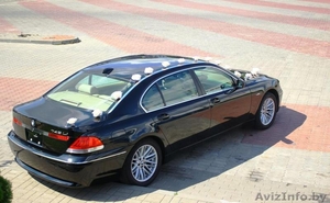 BMW 750 Е65 Long. Прокат VIP авто для свадебного кортежа - Изображение #5, Объявление #797956