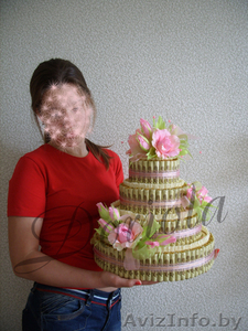  Торт из конфет  на свадебный стол (не выпечка) - Изображение #3, Объявление #799131