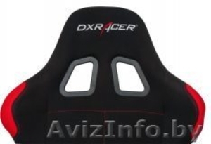 Кресло офисное DXRACER F02NR (Цвет: черный с красными вставками) - Изображение #4, Объявление #806493