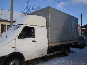 Грузоперевозки до 3т по РБ и РФ,  Ивеко-тент.