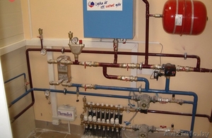 монтаж систем отопления, котельного оборудования, сантехнические работы 