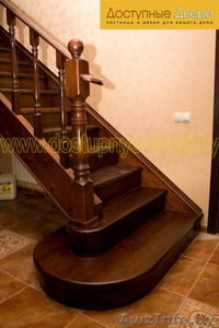 Лестницы из массива дерева