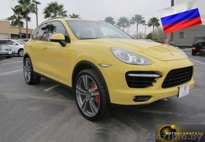 Porsche Cayenne Turbo, 2011, желтый, под заказ - Изображение #1, Объявление #883711