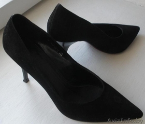 черные замшевые туфли 36 р-р - Изображение #1, Объявление #876846