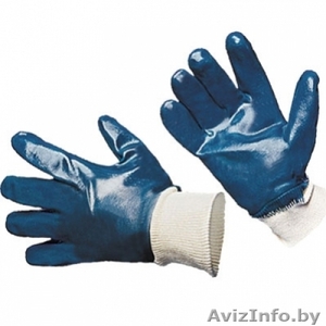 Перчатки нитриловые (полный облив, манжета) - Изображение #1, Объявление #898785