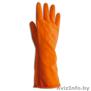 Перчатки хозяйственные двухслойные резиновые - Изображение #1, Объявление #898619