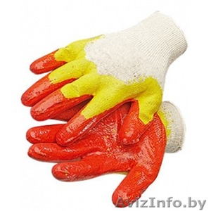 Хлопчатобумажные перчатки с двойным слоем обливки - Изображение #1, Объявление #898621