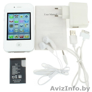 Iphone 5G 2 Sim, черн бел кр ТВ, Wifi JAVA .NEW.2013 - Изображение #2, Объявление #943306