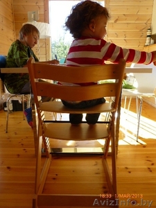 Детский регулируемый стул, ортопедический стул с подножкой(Финляндия)  - Изображение #4, Объявление #944816